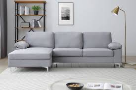 Sofá chaise longue 3 plazas gris